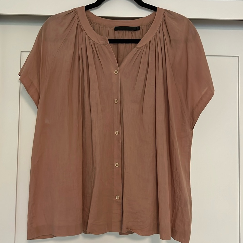 Jenni Kayne Willow blouse in blush size medium